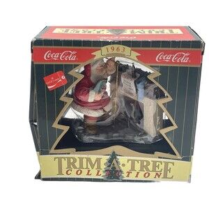 Vintage Coca Cola Ornament Bottling Works Collection Trim Tree 1997 Christmas 3”